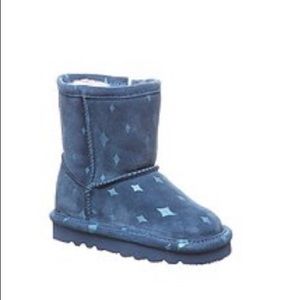 BEARPAW Elle Zipper Suede Boot toddler size 11 Unisex New with Tag